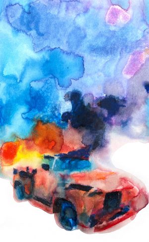 Los Angeles 90092 American Watercolor