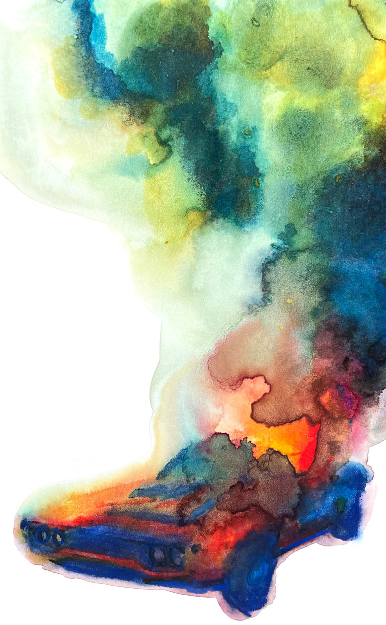 Los Angeles 90103 American Watercolor