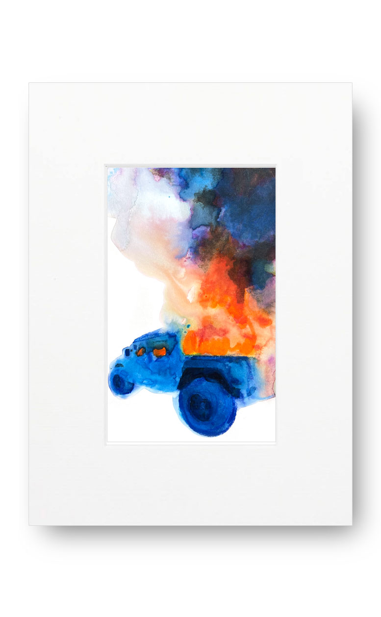 Los Angeles 90105 American Watercolor