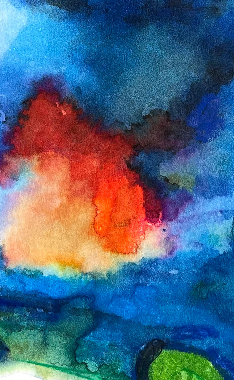 Los Angeles 90112 American Watercolor