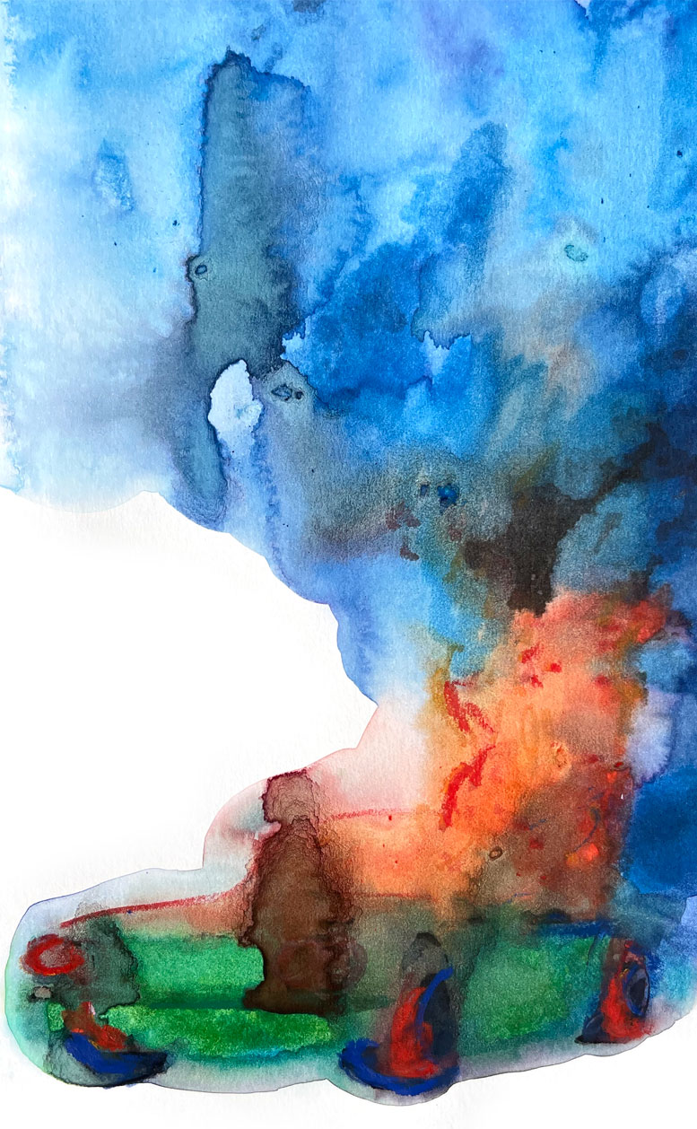 Los Angeles 90118 American Watercolor