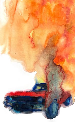 Los Angeles 90120 American Watercolor