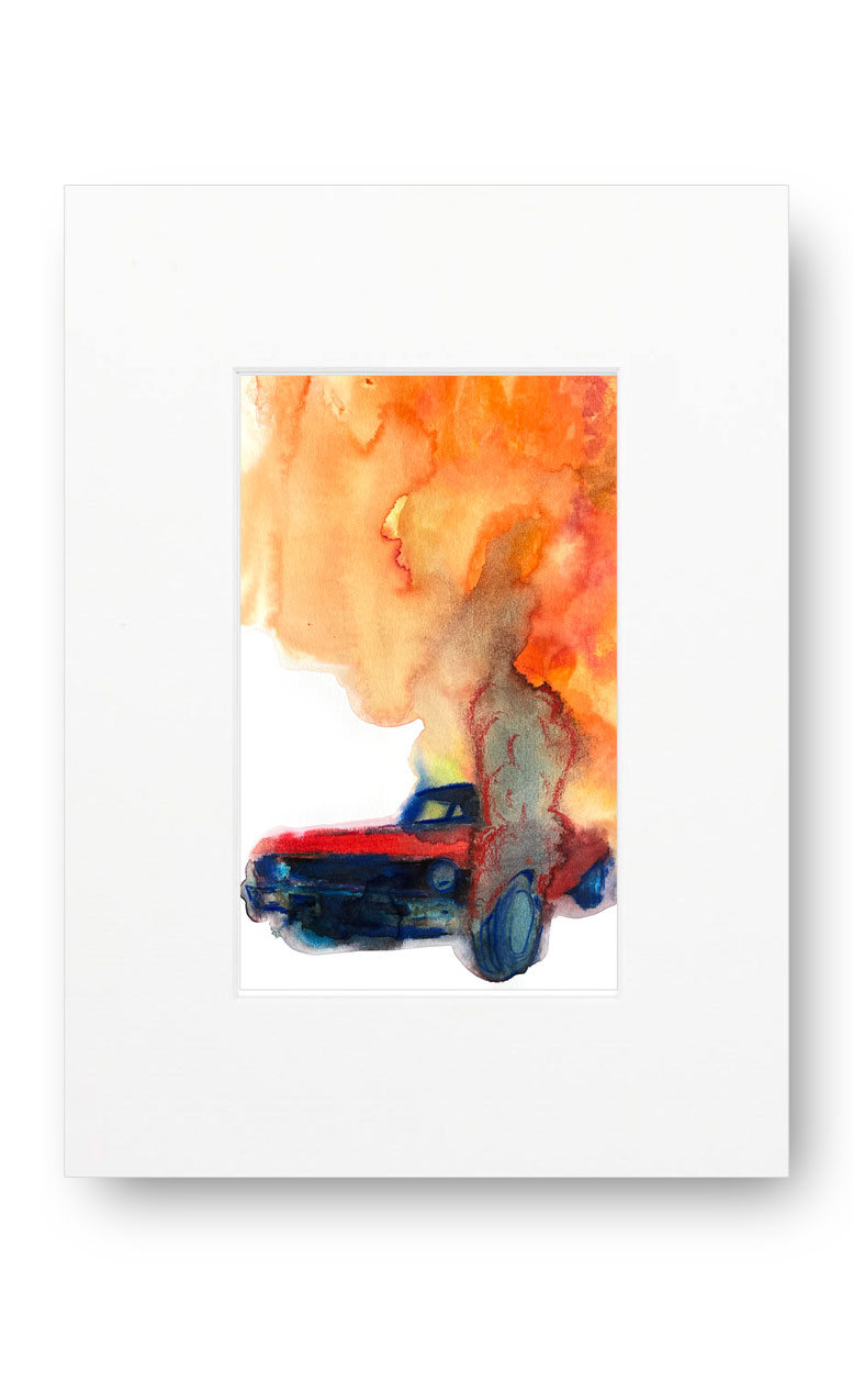 Los Angeles 90120 American Watercolor