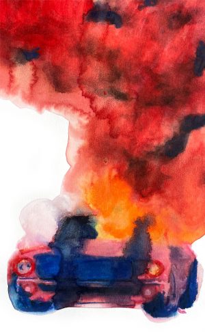 Los Angeles 90121 American Watercolor