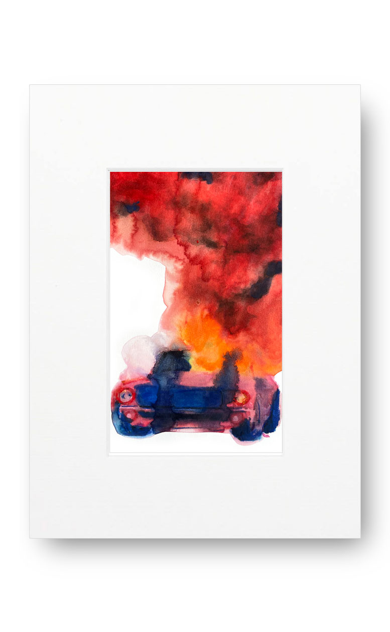 Los Angeles 90121 American Watercolor