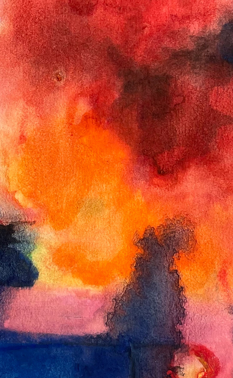 Los Angeles 90121 American Watercolor