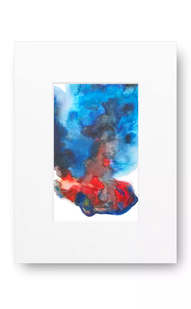 THE CAR 90125 american watercolor